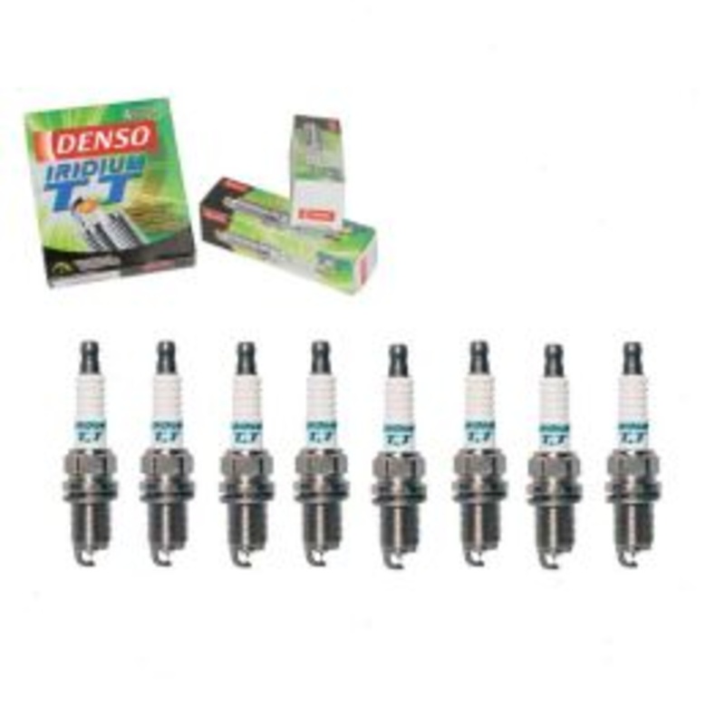 8 pc DENSO Iridium TT Spark Plugs for 1984 Bentley Corniche 6.8L V8