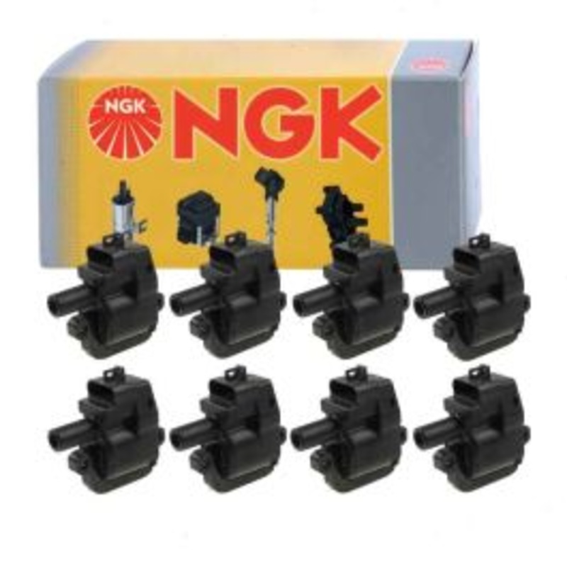 8 pc NGK Ignition Coils for 2001-2002 Chevrolet Suburban 2500 8.1L V8