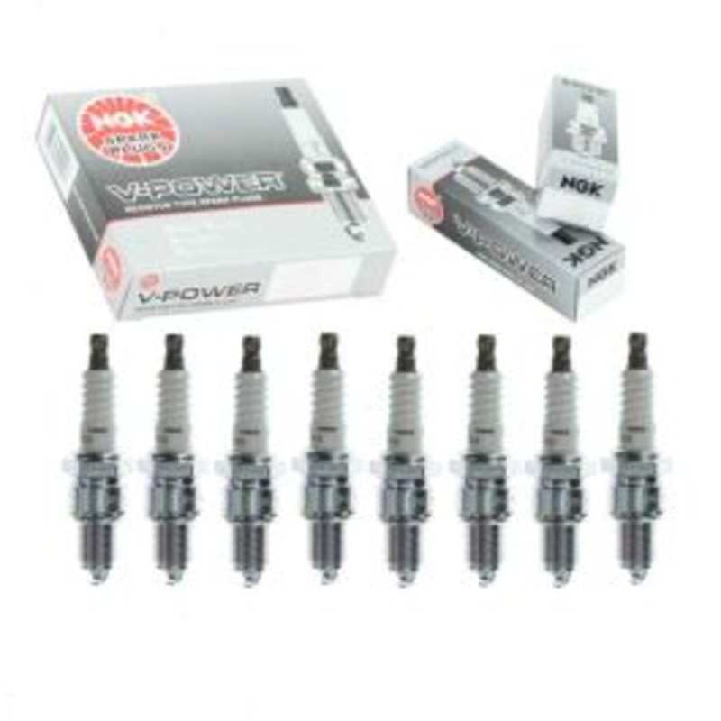 8 pc NGK V-Power Spark Plugs for 1957 Dodge D500 5.3L V8