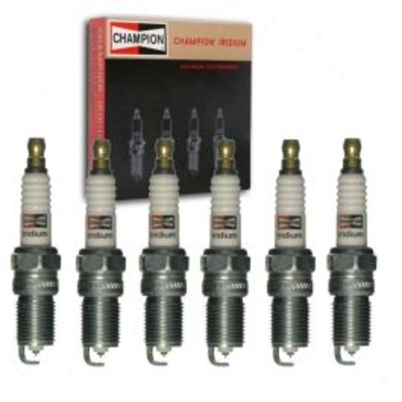 6 pc Champion Iridium Spark Plugs for 1996-2014 Chevrolet Express 1500 4.3L V6