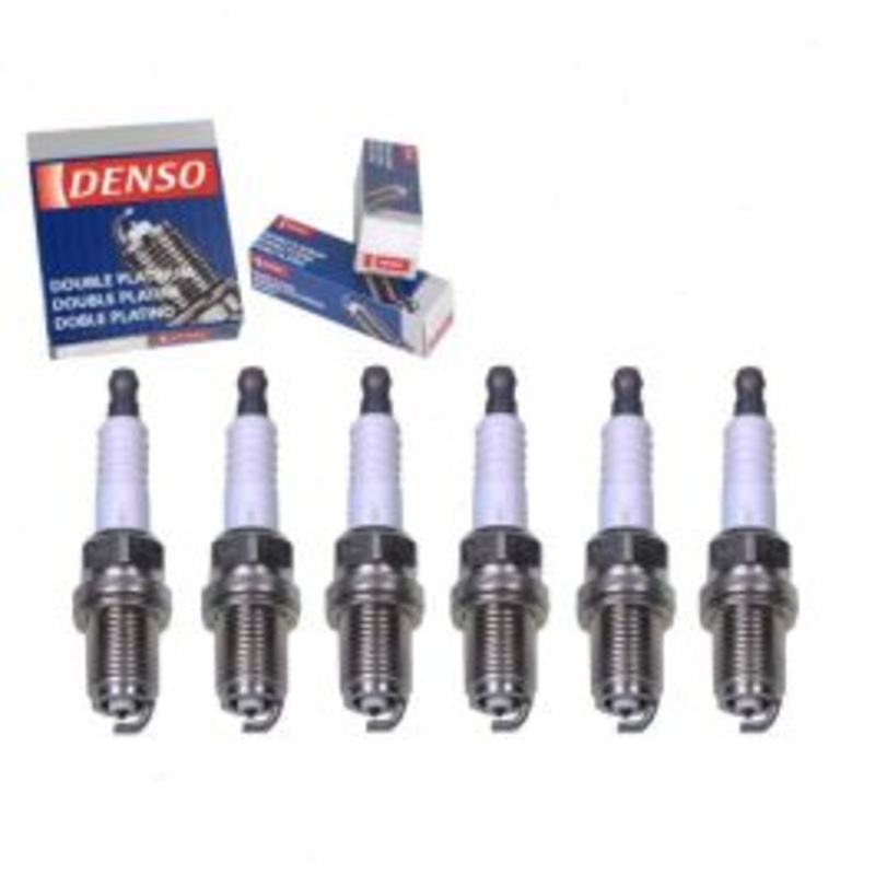 6 pc DENSO Double Platinum Spark Plugs for 1990-1997 Jaguar Vanden Plas 4.0L L6