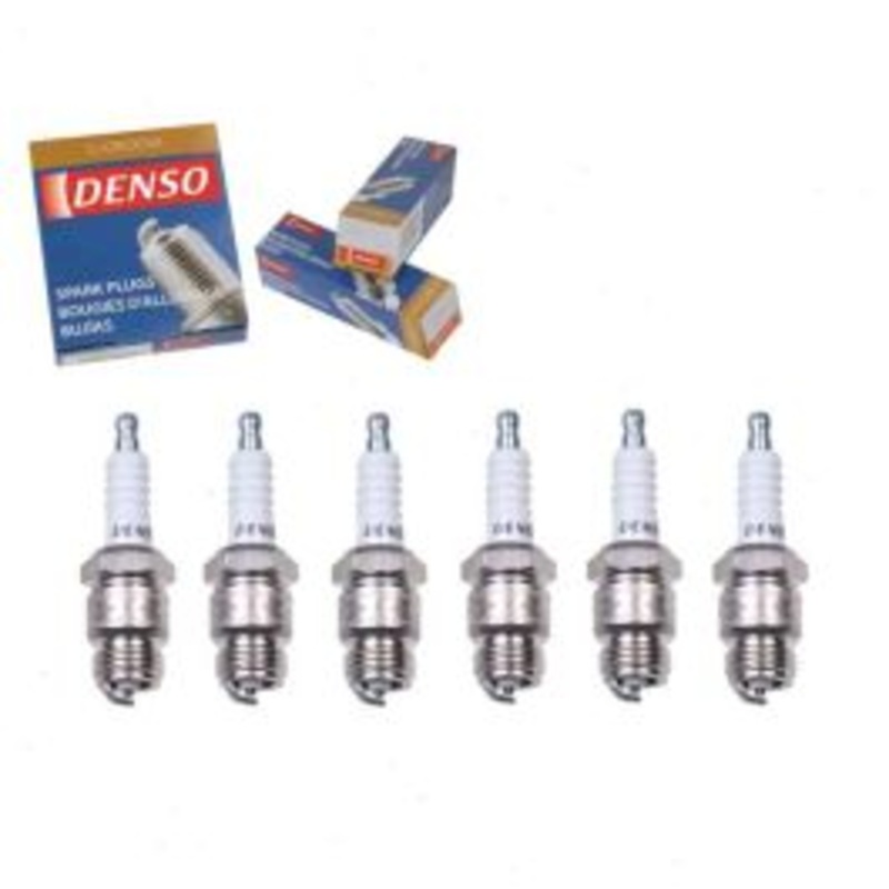 6 pc DENSO Standard U-Groove Spark Plugs for 1983 Ford LTD 3.3L L6