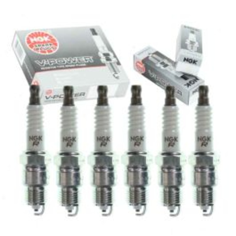 6 pc NGK V-Power Spark Plugs for 1976-1984 Chevrolet C20 4.1L L6