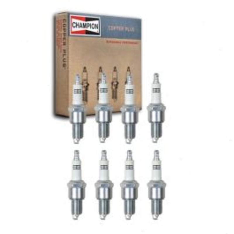 8 pc Champion Copper Plus Spark Plugs for 1967-1972 Fargo D200 Pickup 5.2L V8