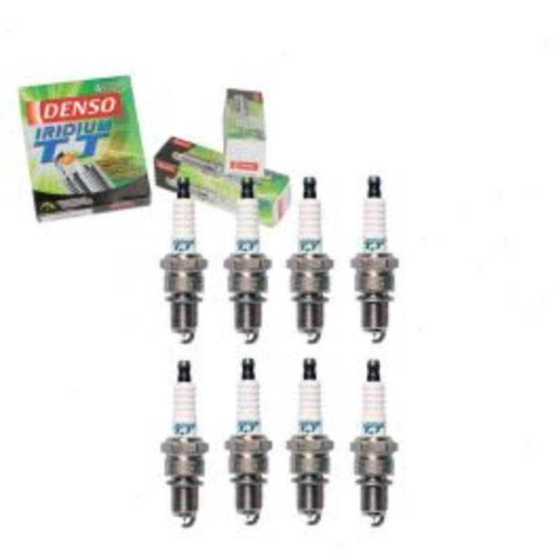8 pc DENSO Iridium TT Spark Plugs for 1986-1987 Mercedes-Benz 560SEL 5.6L V8