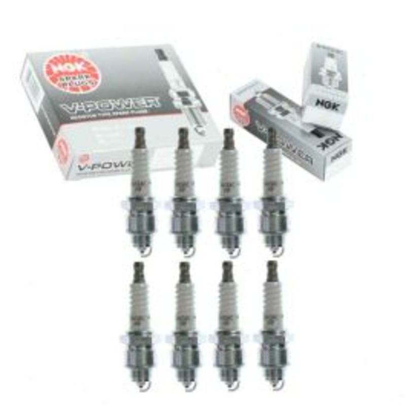 8 pc NGK V-Power Spark Plugs for 1964-1971 Pontiac GTO 5.3L 6.4L 6.6L 7.5L V8
