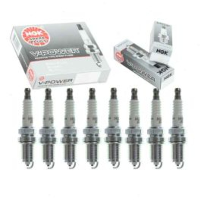 8 pc NGK V-Power Spark Plugs for 1992-1994 Dodge B350 5.2L 5.9L V8