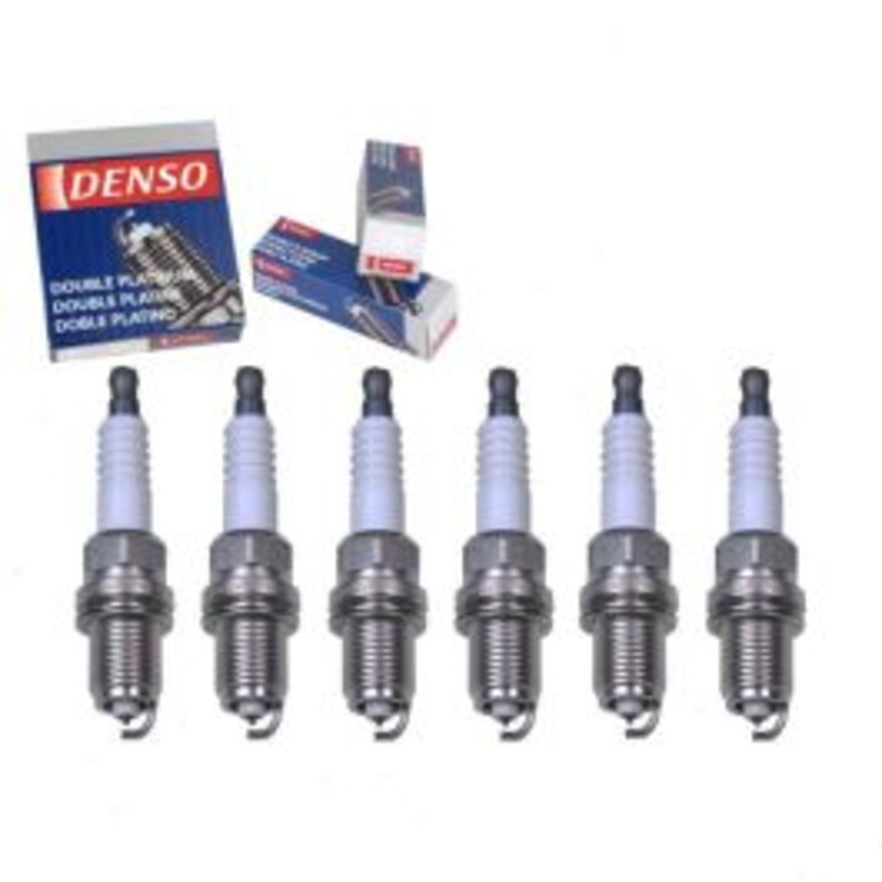 6 pc DENSO Double Platinum Spark Plugs for 1990-1996 Nissan 300ZX 3.0L V6