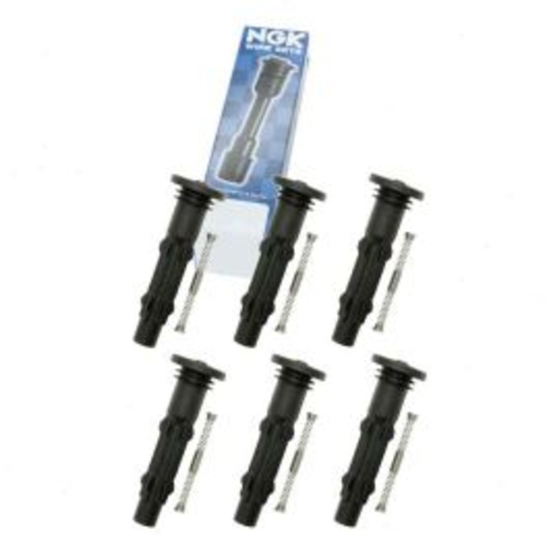 6 pc NGK Ignition Coil Boots for 2006-2011 Mercedes-Benz ML350 3.5L V6