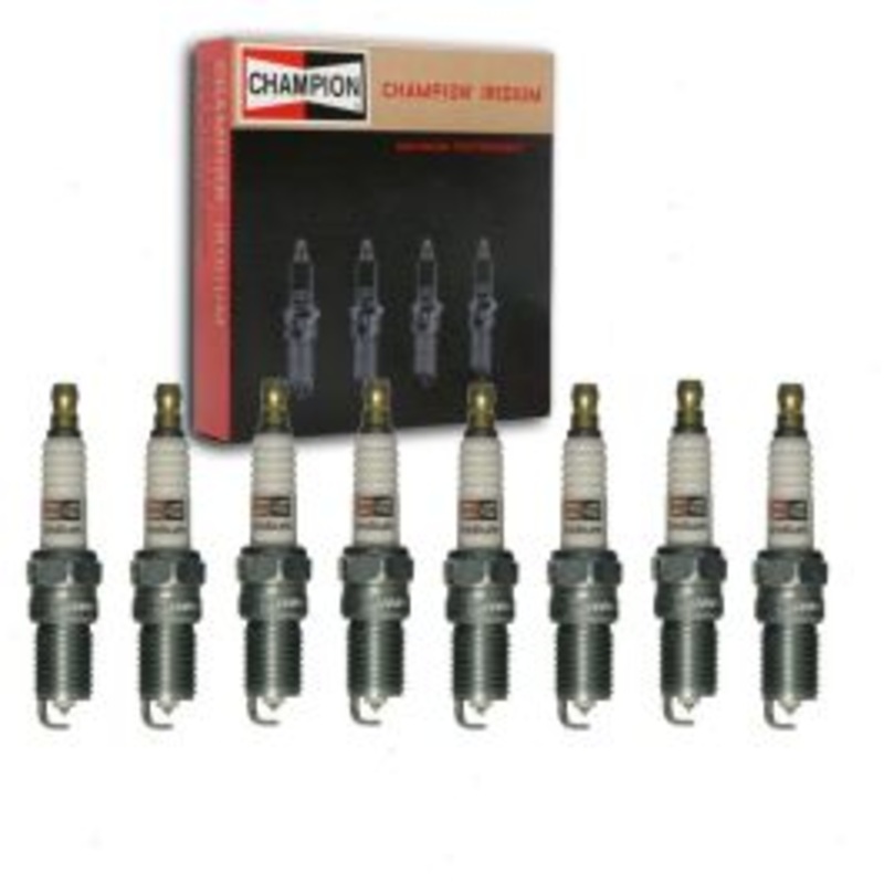 8 pc Champion Iridium Spark Plugs for 1996-2002 GMC Savana 2500 5.0L 5.7L V8