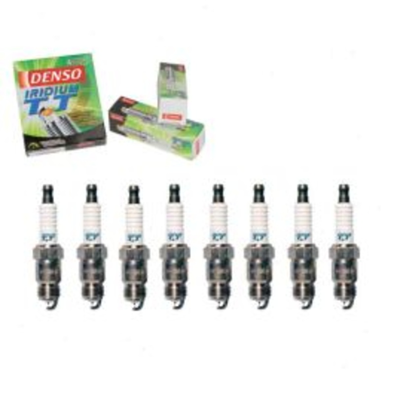 8 pc DENSO Iridium TT Spark Plugs for 1975-1996 Ford E-150 Econoline Club Wagon 5.0L 5.8L 7.5L V8