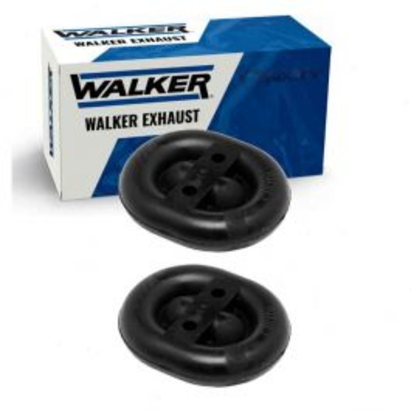 2 pc Walker Resonator Assm Exhaust System Hangers for 1989-1994 Audi 100 2.3L 2.8L L5 V6