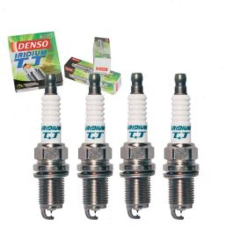 4 pc DENSO Iridium TT Spark Plugs for 1991-1998 Saturn SL 1.9L L4