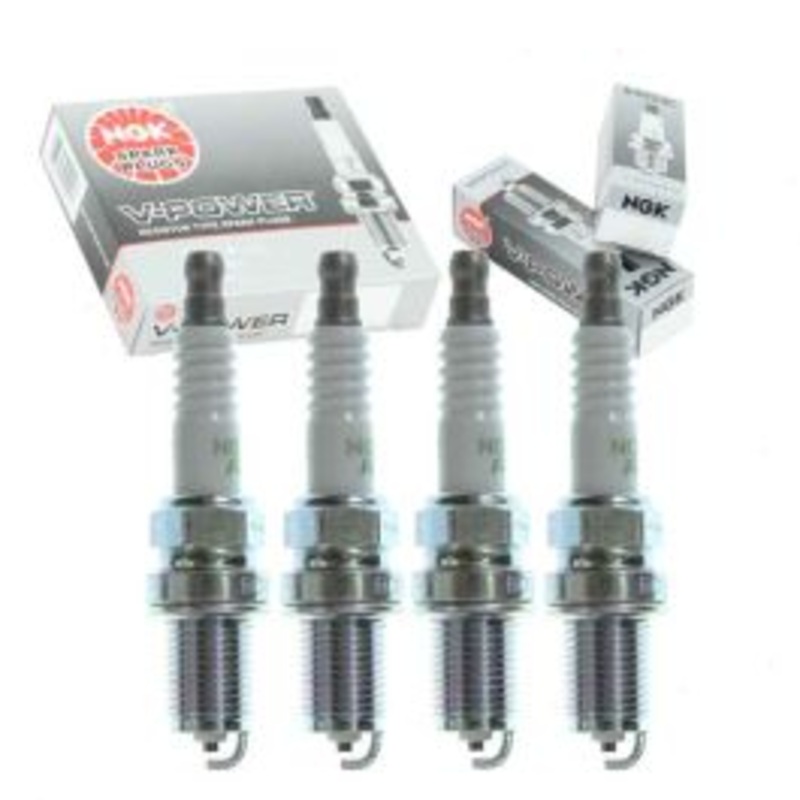 4 pc NGK V-Power Spark Plugs for 1988-1989 Toyota MR2 1.6L L4