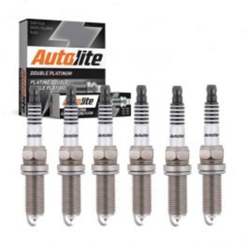 6 pc Autolite Double Platinum Spark Plug for 2009-2019 Nissan GT-R