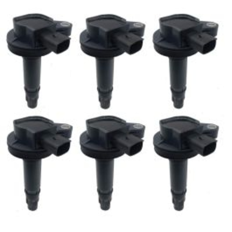 6 pc Hitachi Ignition Coils for 2011-2017 Ford Explorer 3.5L V6