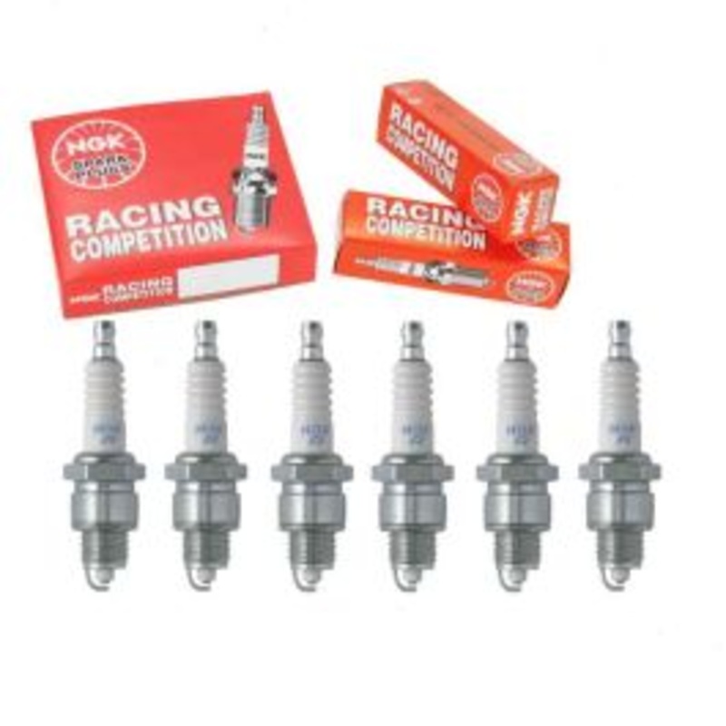 6 pc NGK Racing 92143 BPR6HS BLYB Spark Plugs