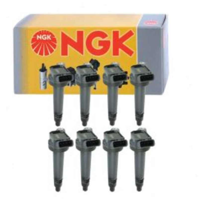 8 pc NGK Ignition Coils for 2008-2019 Toyota Land Cruiser 5.7L V8
