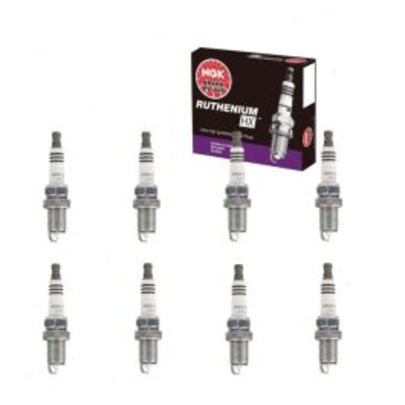 8 pc NGK Ruthenium HX Spark Plugs for 2007-2008 BMW Alpina B7 4.4L V8