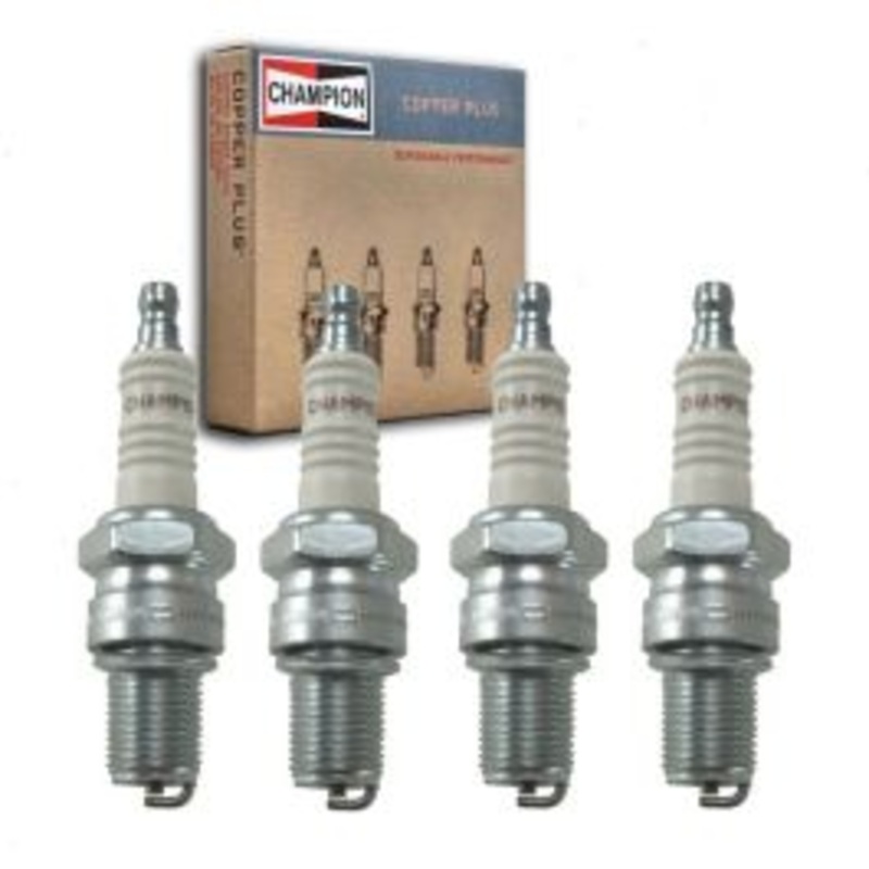 4 pc Champion Copper Plus Spark Plugs for 1971-1974 Renault R12 1.6L L4