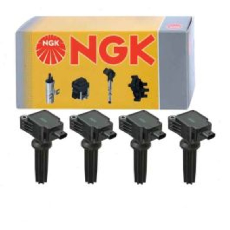 4 pc NGK Ignition Coils for 2012-2019 Ford Edge 2.0L L4