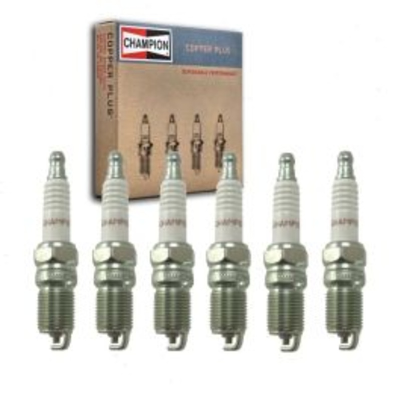 6 pc Champion Copper Plus Spark Plugs for 1985 Buick Somerset Regal 3.0L V6