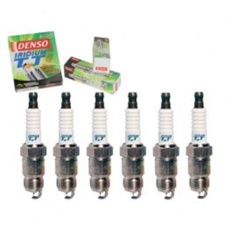 6 pc DENSO Iridium TT Spark Plugs for 1992-1995 GMC Jimmy 4.3L V6