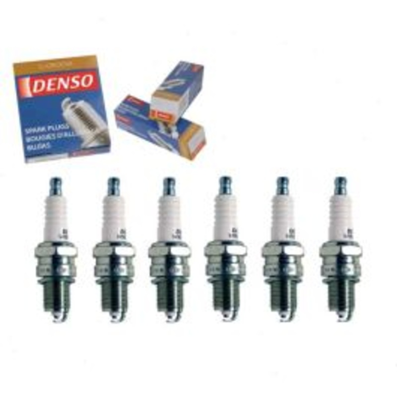 6 pc DENSO Standard U-Groove Spark Plugs for 1954-1955 GMC Truck 4.1L L6