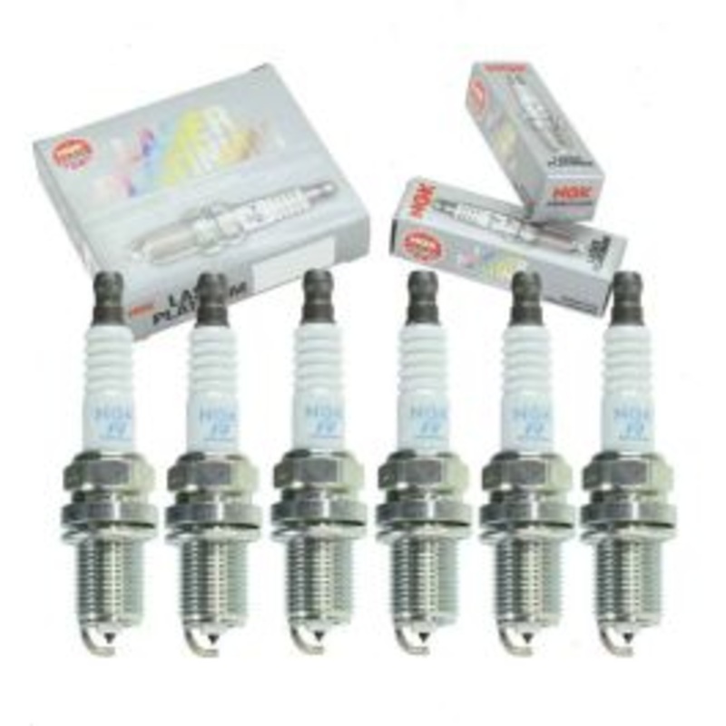 6 pc NGK Laser Platinum 6458 PFR6Q Spark Plugs