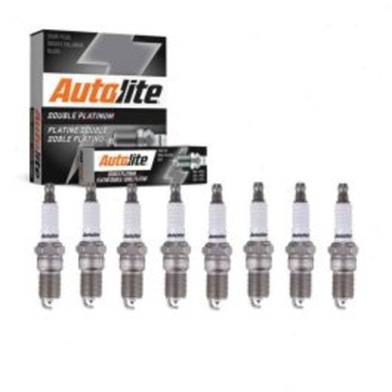8 pc Autolite Double Platinum Spark Plug for 1996-1999 Chevrolet K1500
