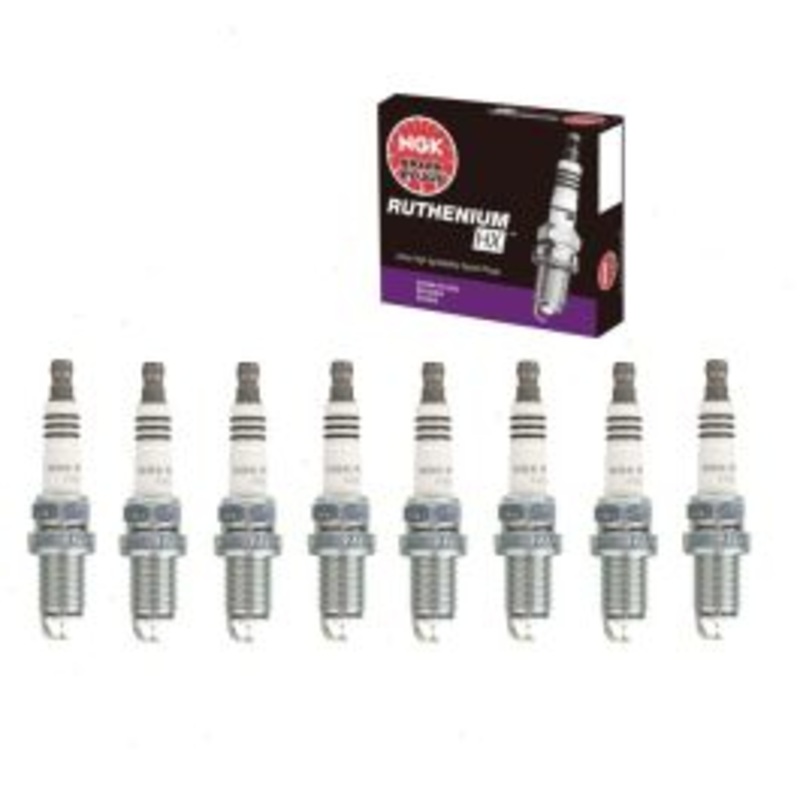 8 pc NGK Ruthenium HX Spark Plugs for 2005-2009 Land Rover LR3 4.4L V8