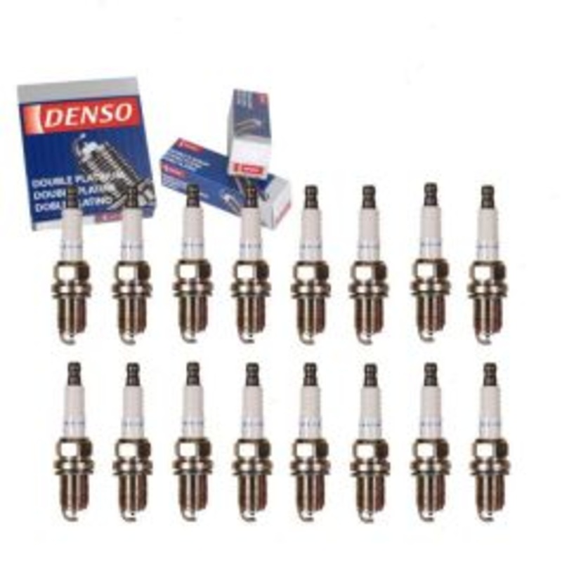 16 pc DENSO Double Platinum Spark Plugs for 2005-2006 Mercedes-Benz CLK500 5.0L V8