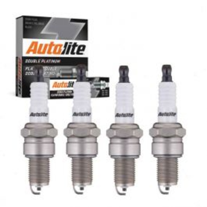 4 pc Autolite Double Platinum Spark Plug for 1983-1989 Porsche 944 2.5L 2.7L