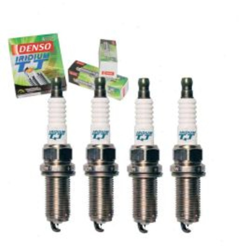 4 pc DENSO Iridium TT Spark Plugs for 2010-2013 Suzuki Kizashi 2.4L L4