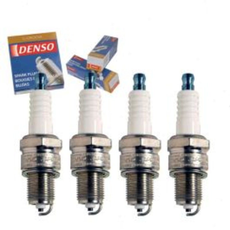 4 pc DENSO Standard U-Groove Spark Plugs for 1970-1972 Audi Super 90 1.8L L4
