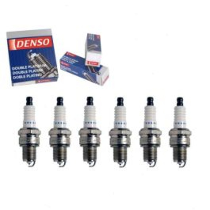 6 pc DENSO Double Platinum Spark Plugs for 1971-1977 American Motors Matador 3.8L 4.2L L6