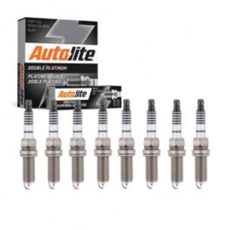 8 pc Autolite Double Platinum APP6043 Spark Plug