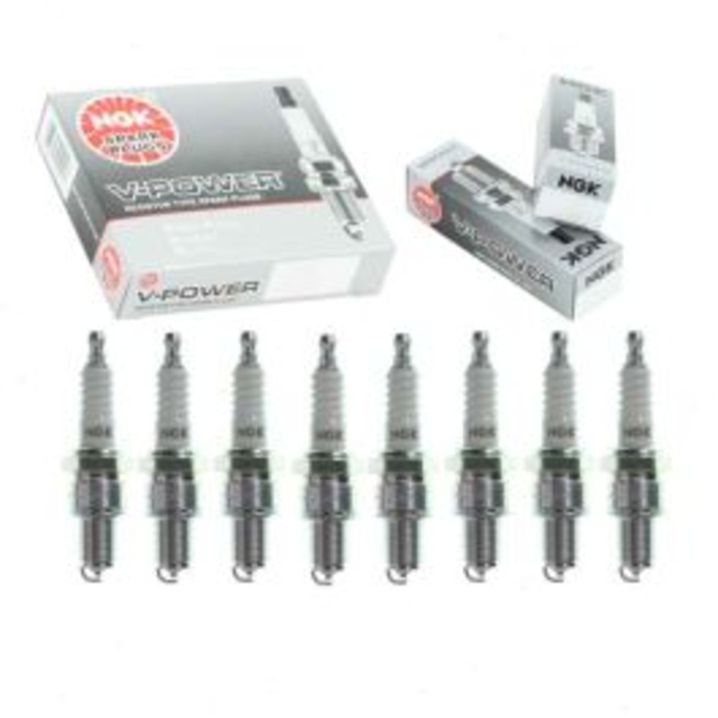 8 pc NGK V-Power Spark Plugs for 1971-2002 Rolls-Royce Corniche 6.2L 6.8L V8