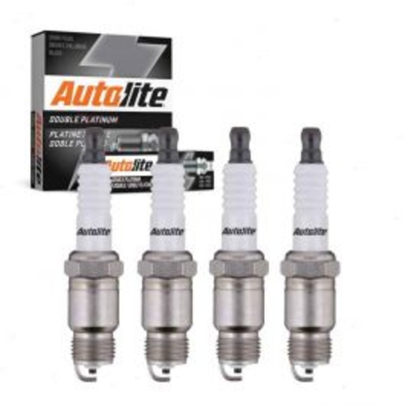 4 pc Autolite Double Platinum Spark Plug for 1976-1977 Oldsmobile Starfire