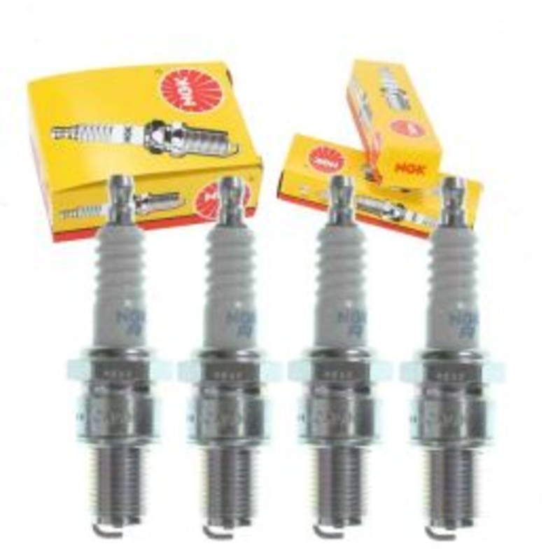 4 pc NGK Standard Spark Plugs for 1957-1958 MG ZB 1.5L L4