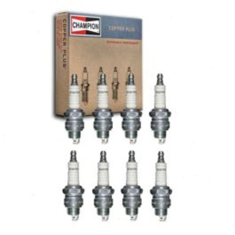 8 pc Champion Copper Plus Spark Plugs for 1967-1968 International M1100 5.0L V8