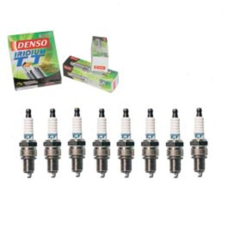 8 pc DENSO Iridium TT Spark Plugs for 1968-1974 Cadillac Fleetwood 7.7L V8