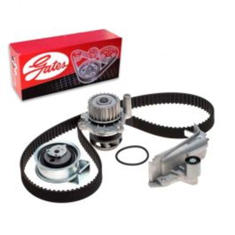 Gates PowerGrip Timing Belt Kit with Water Pump for 1999-2005 Audi A4 Quattro 1.8L L4