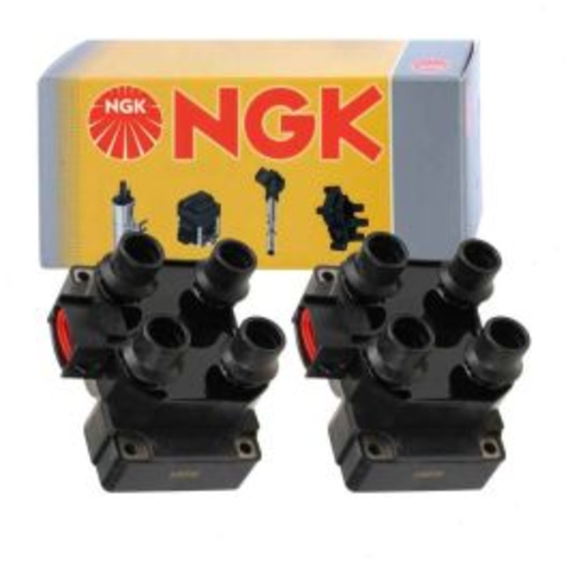 2 pc NGK Ignition Coils for 1997-1999 Ford Expedition 4.6L V8