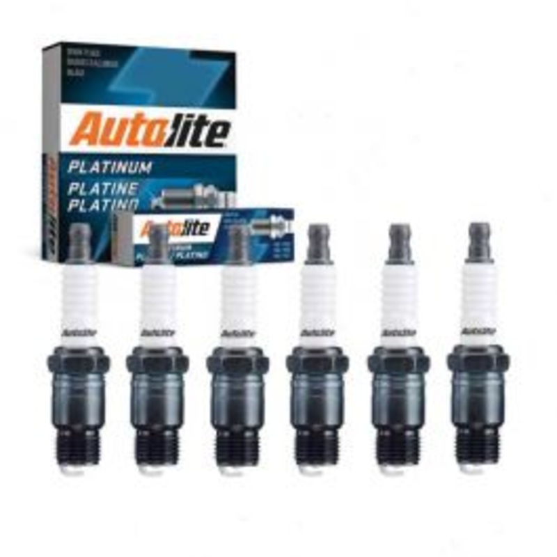 6 pc Autolite Platinum Spark Plug for 1987 Chevrolet V20 4.8L L6