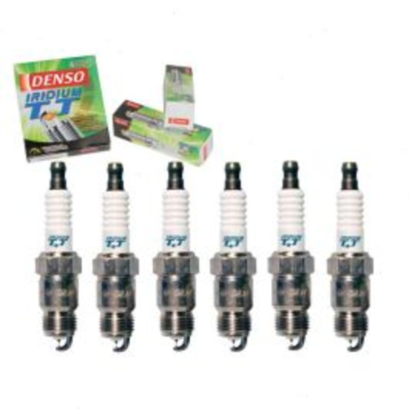 6 pc DENSO Iridium TT Spark Plugs for 1975-1978 GMC C25 Suburban 4.8L L6