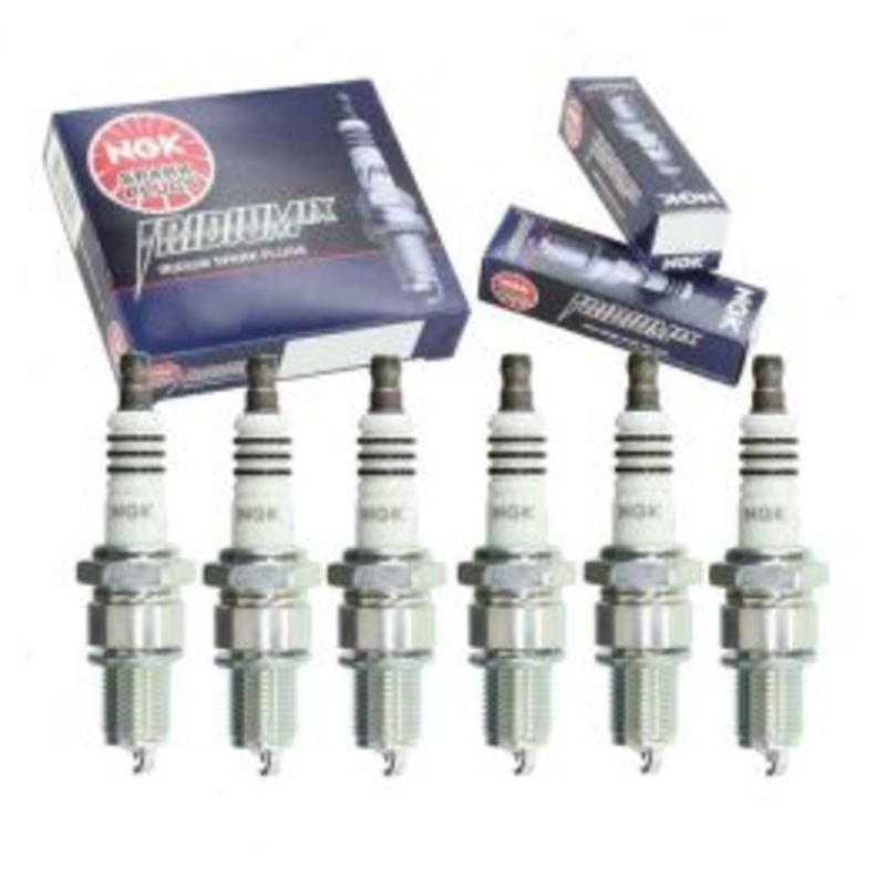 6 pc NGK Iridium IX Spark Plugs for 1989-1990 Mitsubishi Sigma 3.0L V6