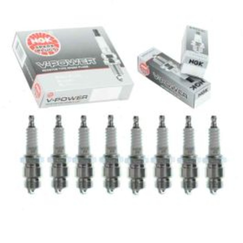 8 pc NGK V-Power Spark Plugs for 1965-1966 Mercury Breezeway 6.4L 6.7L 7.0L V8