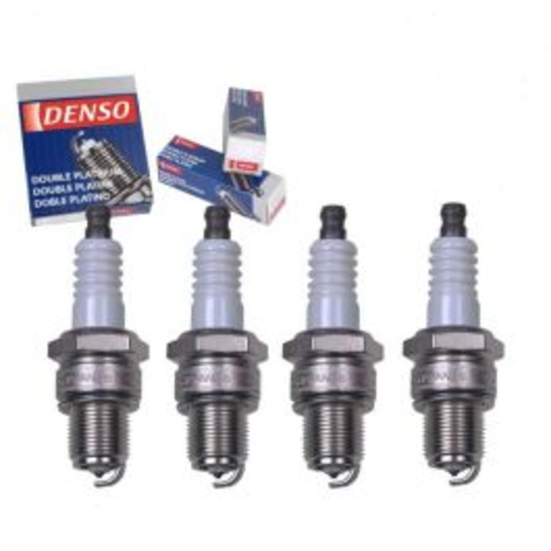 4 pc DENSO Double Platinum Spark Plugs for 1978-1983 Plymouth Sapporo 2.6L L4