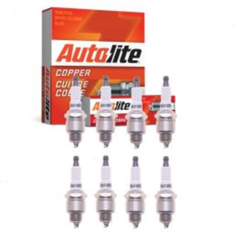 8 pc Autolite Copper Core Spark Plugs for 1960-1964 Studebaker Hawk 4.2L 4.7L V8